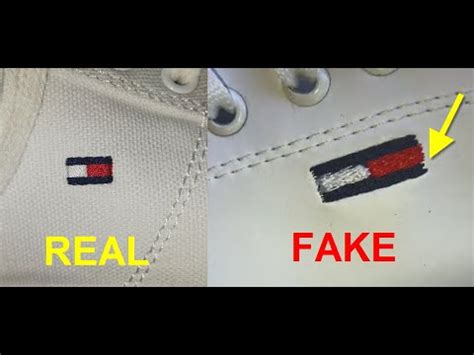 real vs fake tommy hilfiger shoes|tommy hilfiger is real.